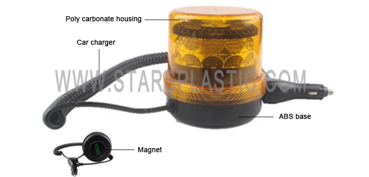 LED Rotating Warning Strobe Beacon Light