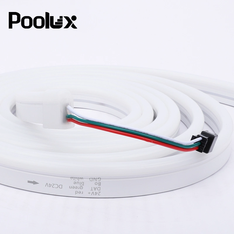 COB Flexible White Silicone Soft Color Changing IP68 Surface Mount Holiday Light Bar