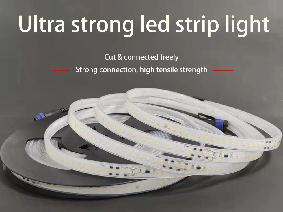 New Design Aluminum Hard LED Strip Light Bar SMD2835 LED Bar Light, LED Rig-ID Strip 2835 Dotless LED Linear Light for Cabinet