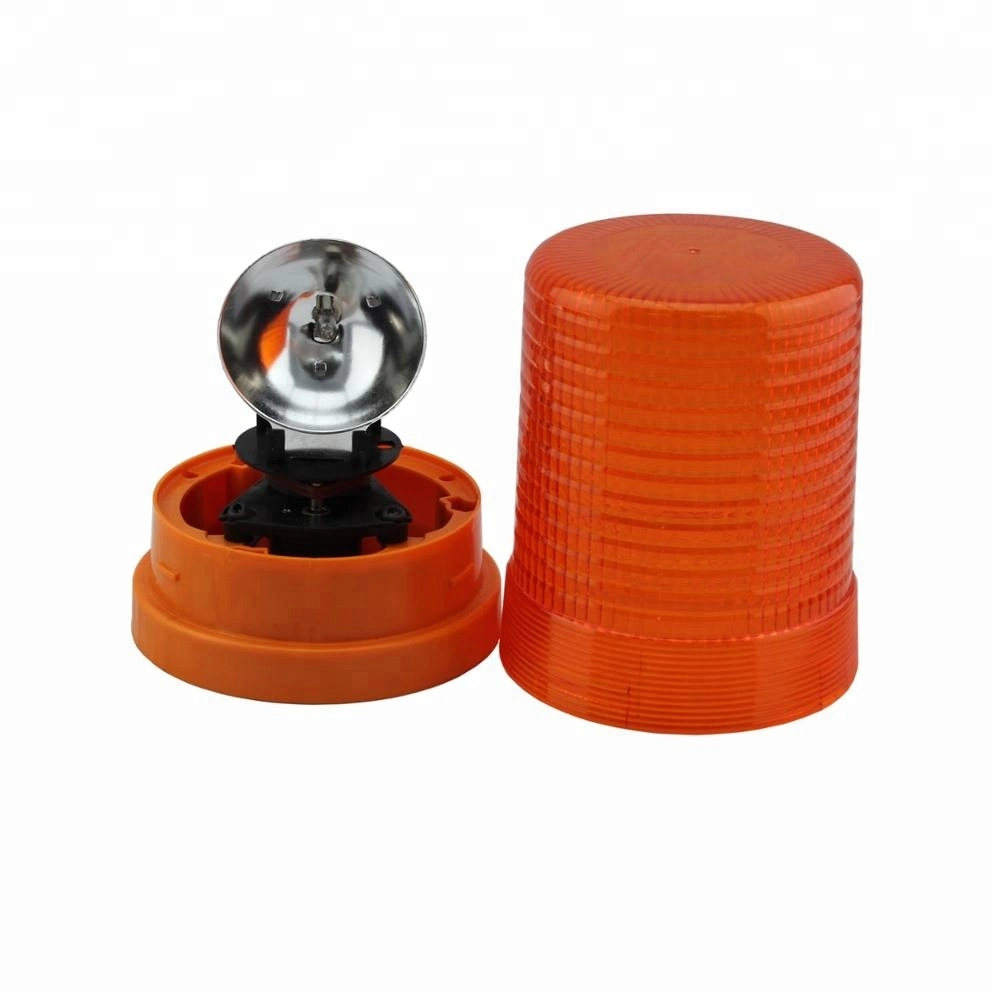 High Quality Halogen Luces LED PARA Camion DC 12 V 24 V Amber Rotating Beacons Mining Warning Lights with Factory Price CE