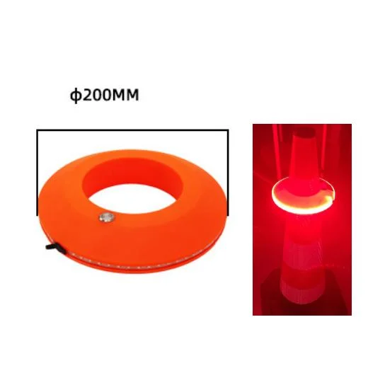 Remote Control Red Blue Flashing Warning Cone Light for Road Traffic Emergency Warning Rechargeable Signal Flashing LED Strip Cone Warn Light