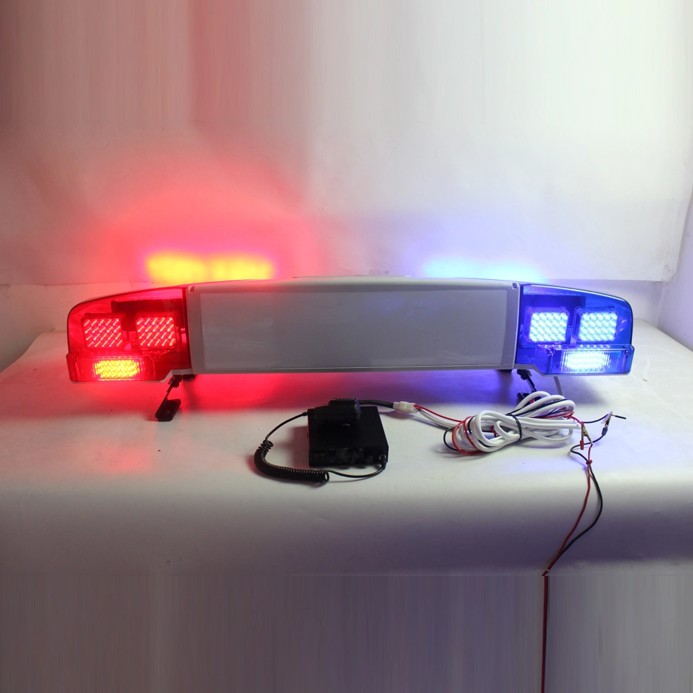 Full Blue LED Ambulance Emergency Lightbar with Sirena Speaker