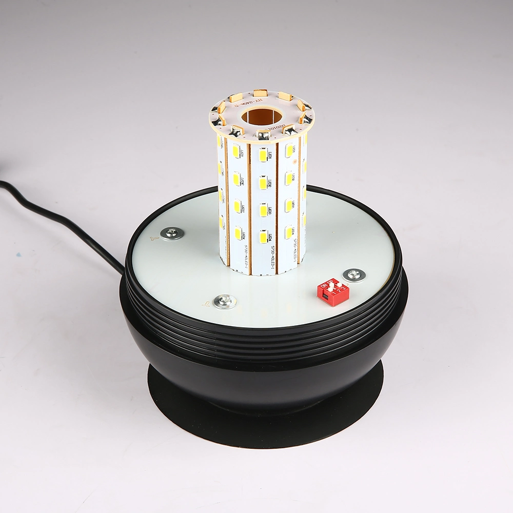 Waterproof IP65 Amber Emergency Rotating Beacon Safety Magnetic Suction Halogen Revolving Lamp