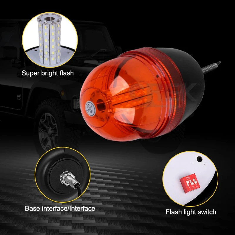 4.3&prime;&prime; 60W Forklift LED Strobe Light Emergency Flashing Warning Lamp LED Signal Safety Beacon Light