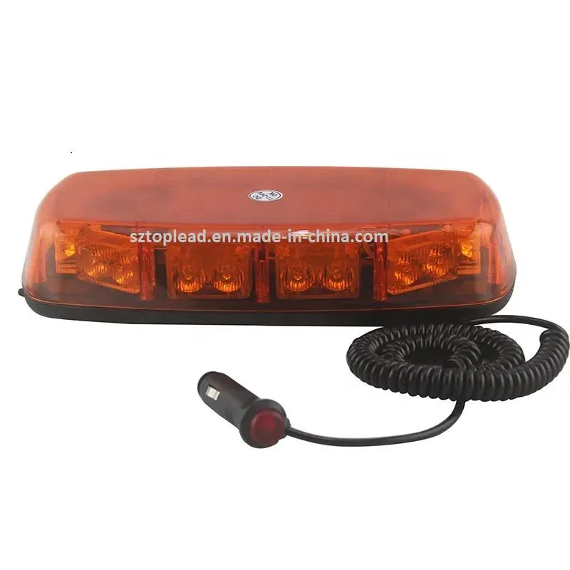 Multi Flash Functions LED Light Bar Mini LED Roof Bar Emergency Light Bar 20 PCS LED with Strong Magnet Base