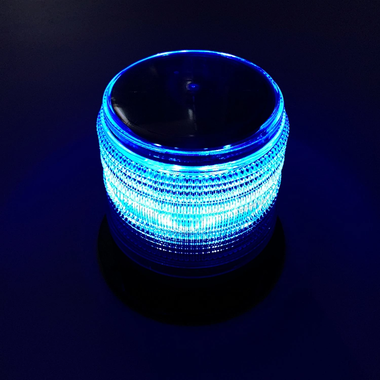 Solar LED Warning Lamp Strobe Beacon Light with Magnet Screw Base Strobe Vehicle Lights
