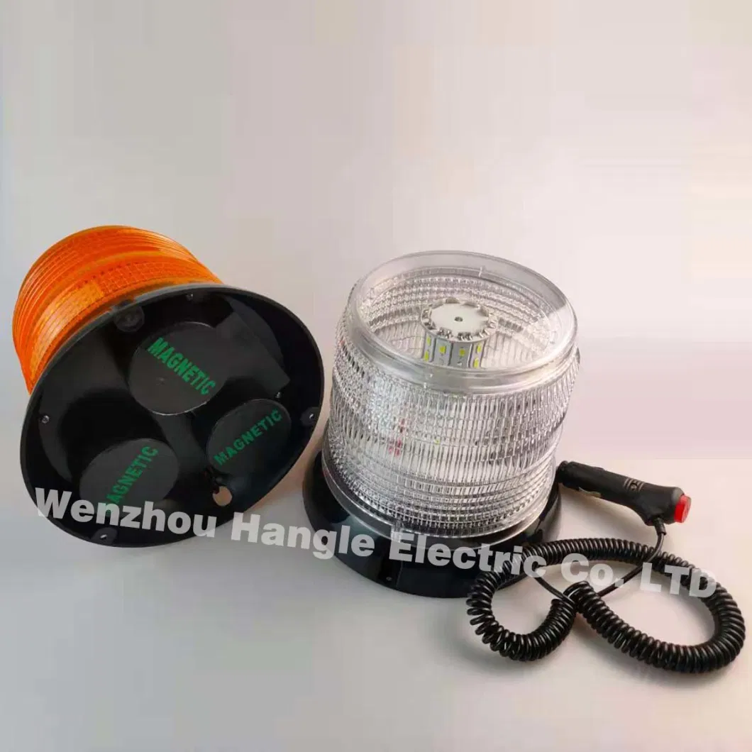 Amber 60W DC12-30V LED Flashing Warning Beacon Light