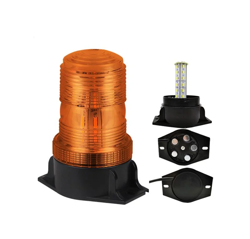 Waterproof 12-110V Forklift White Xenon Strobe Emergency Flashing Warning Lamp Clear LED Signal Safety Beacon Light