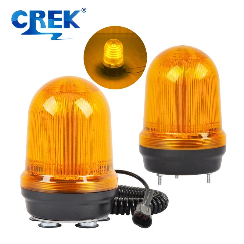 Tractor LED Amber Rotating Strobe Lamp Flashing Emergency Warnig Light