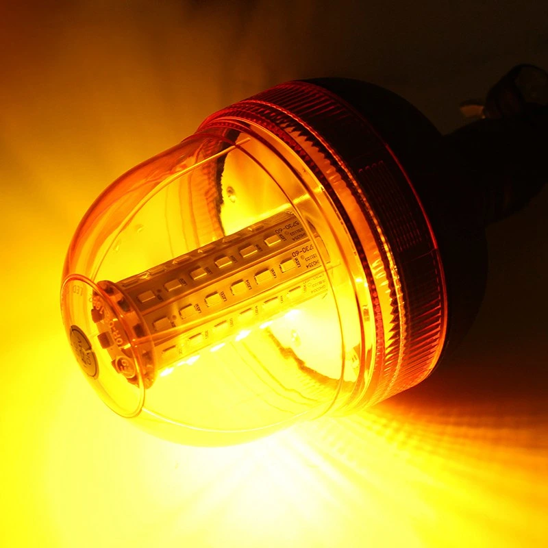 Tractor LED Amber Rotating Strobe Lamp Flashing Emergency Warnig Light