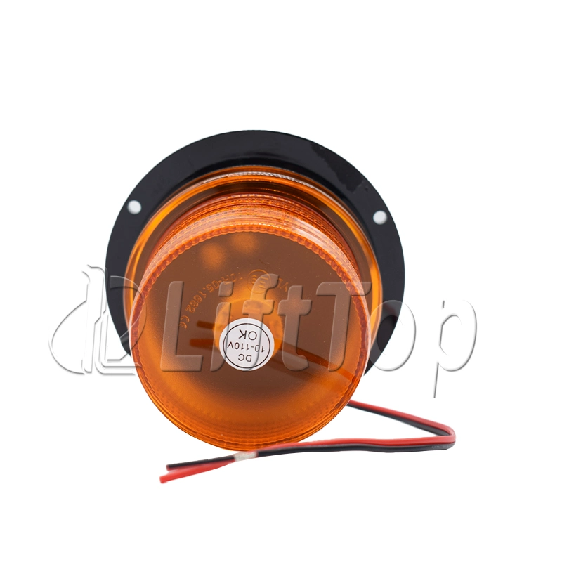 LED Type 10V-110V Wide Voltage Flashing Warning Strobe Safety Quiet Light Lamp for Forklift Truck Car Beacon