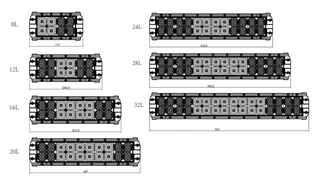 Dual Row 12V/24V 120W CREE LED Light Bar for Agricluture Marine Truck