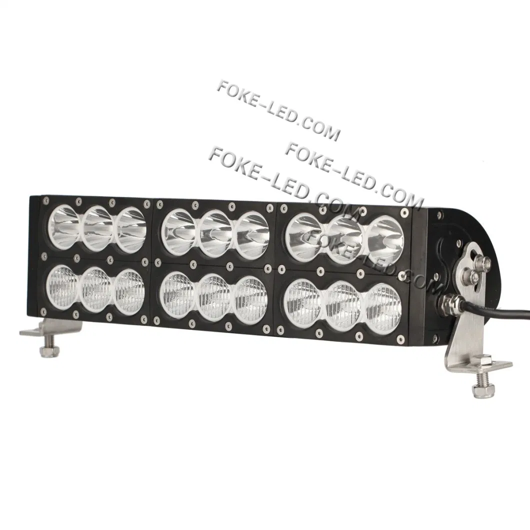 China Factory New Type 60W 90W-300W Double Row Amber White off Road LED Light Bar