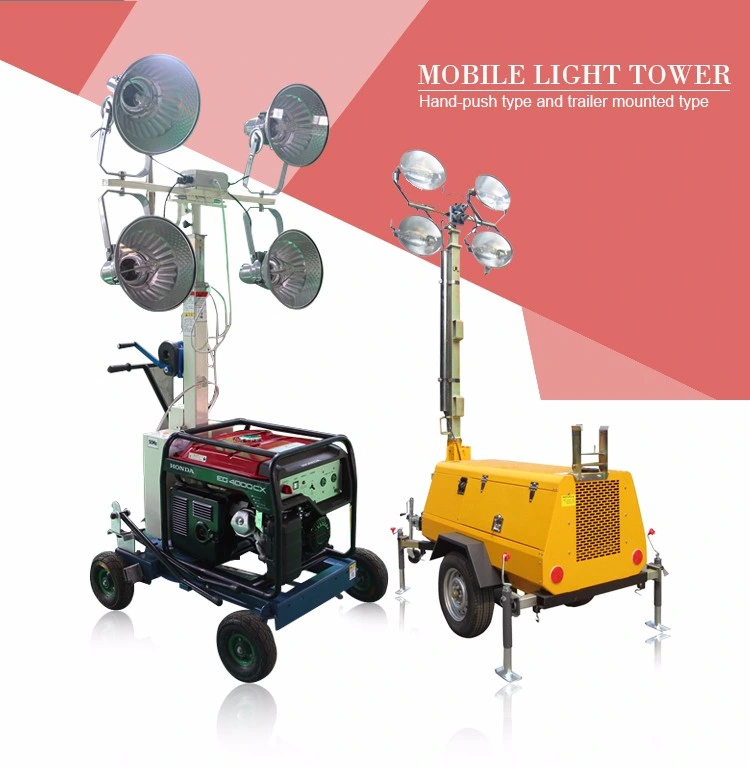 LED Tower Light Portable Small Light Tower for Sale