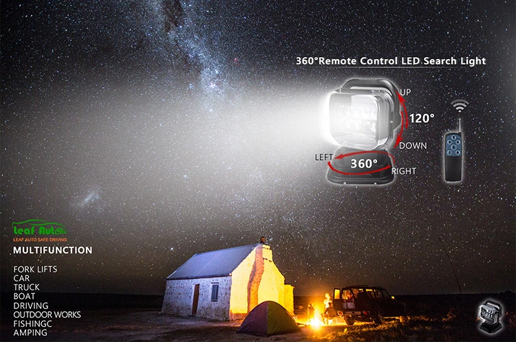 12V 24V Epistar 3030 CREE 360-Degree Wireless Remote Control Focos Faros LED 4X4 LED Search Light