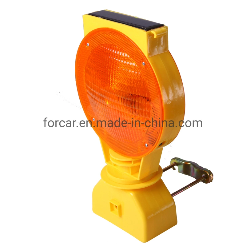 Solar Warning Amber Flashing Strobe Lamp Road Safety Barricade Lights Flashing Emergency Traffic Strobe Beacon signal Lights Portable Warning Caution Light