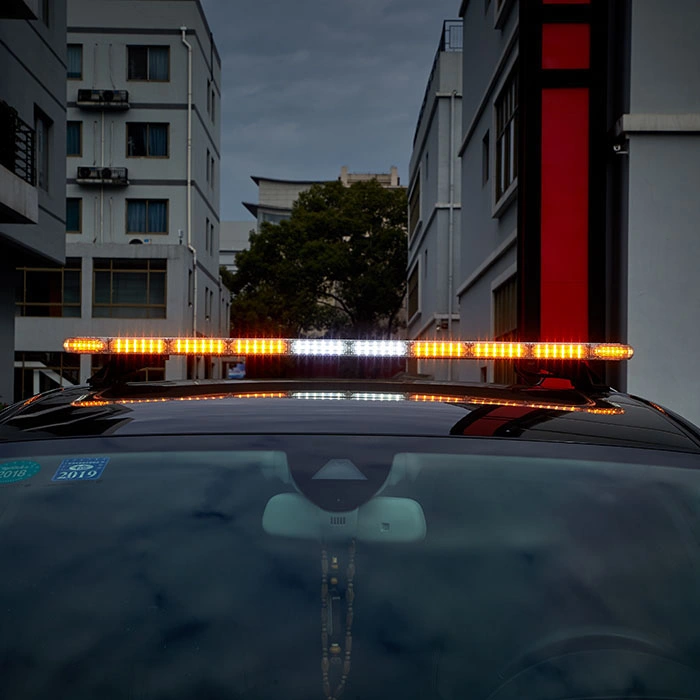 Senken R65 SAE GB13954 Ultra Thin Streamline LED Light Bar for Police Car