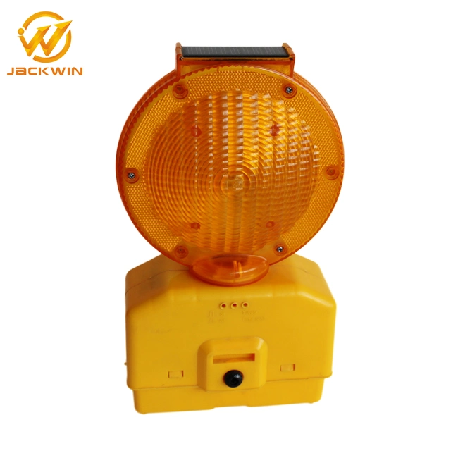 Solar Road Construction Traffic Safety LED Barricade Warning Traffic Beacon Light