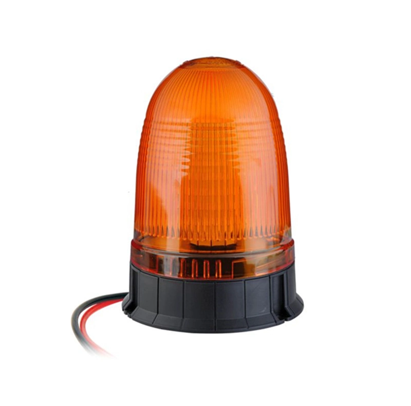 Factory Price LED Warning Beacon (12-48VDC) Amber 80 LEDs Rotating Warning Light Emergency Vehicle Roof Ceiling Strobe Lamp IP65