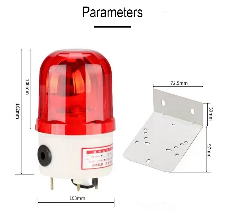 LED Beacon Strobe Light Rooftop Flashing Amber Emergency Warning Light for Guard Post Vehicle