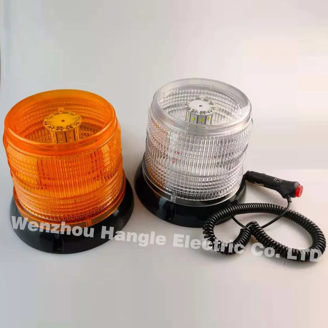 Amber 60W DC12-30V LED Flashing Warning Beacon Light