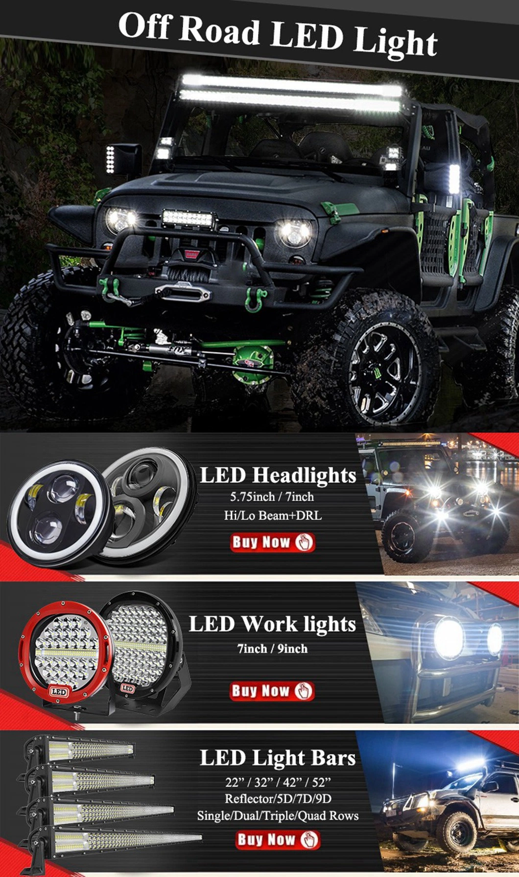 4 Inch Motorcycle LED Headlight DRL Round Offroad LED Driving Auxiliary Fog Light for Auto Car Foglight Jeep Wrangler 4X4 Bus