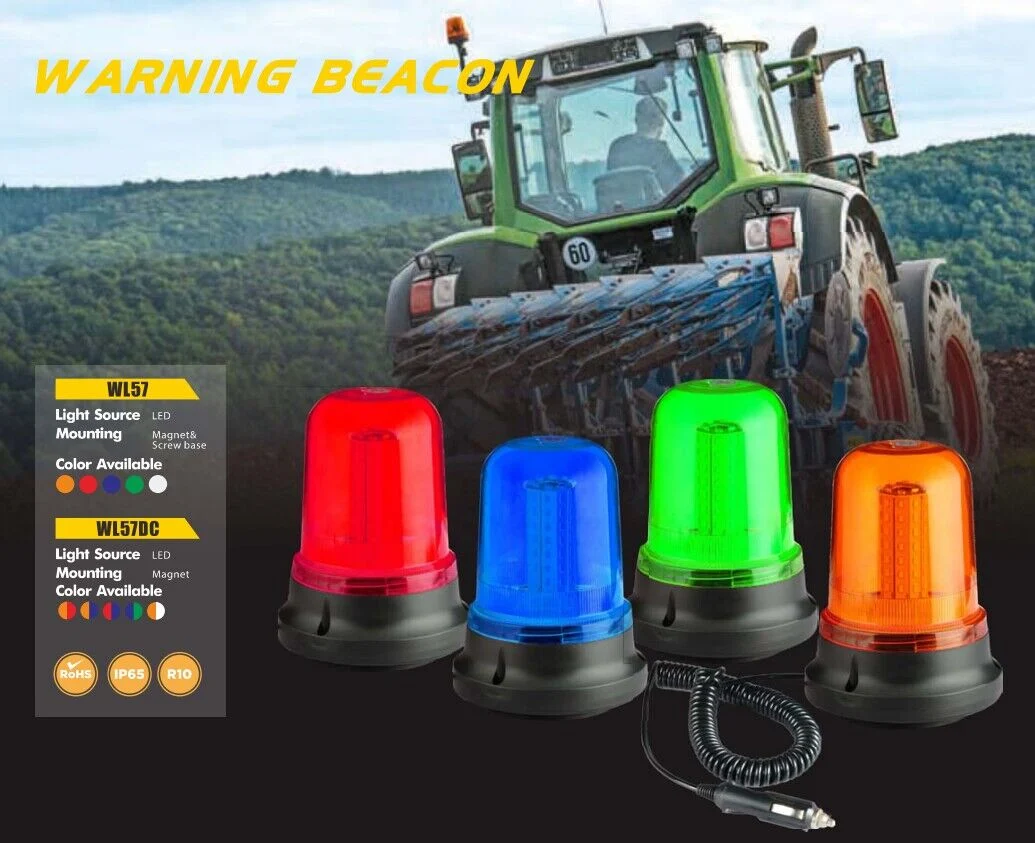 Hot Sell LED Beacon DC12-48V Emergency Warning Light with Magnetic