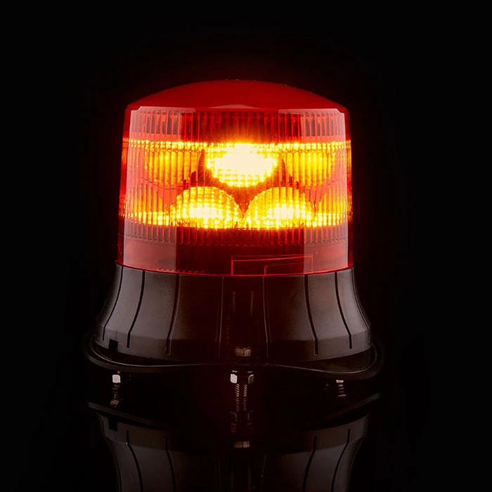 Senken Red Road Warning Rotating Single LED Strobe Beacon Light