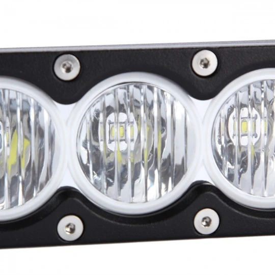 Customized 6&quot; 30W Single Row Amber+White Offroad LED Light Bars