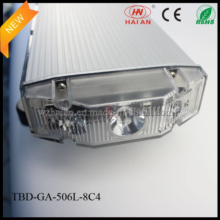 White Color LED Security Lightbar in Aluminum Dome Police Open Street Ambulance Fire Engine Lightbar