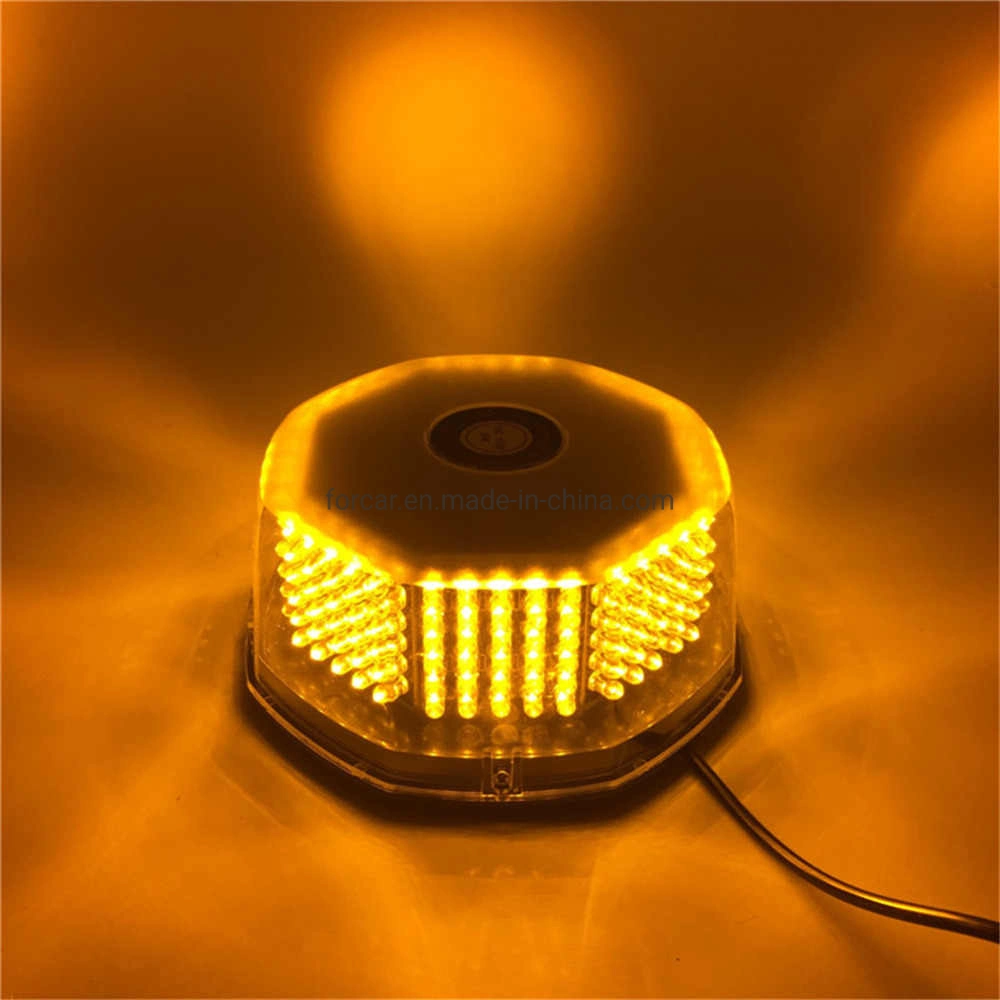 DC12V 240PCS LED Waterproof Car Vehicle Mounted Flashing Caution Warning Light Magnetic LED Strobe Warning Light with 3 Meter Cable Emergency Beacon Lamp