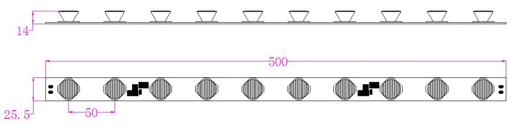 24V Side Lighting LED Lightbar for Super Thin Double Side Lightbox