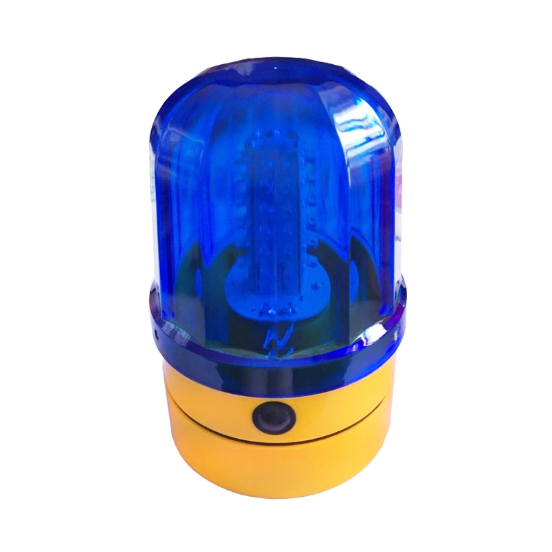 Solar Powered LED Traffic Warning Light Yellow Magnetic Mounting Flashing LED Strobe Light LED Strobe Beacon