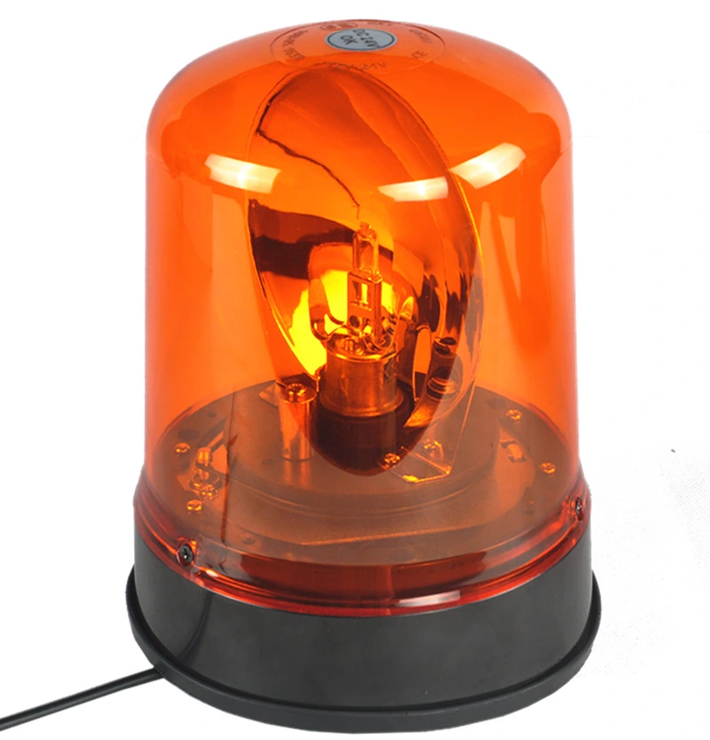 370 Series Halogen Rotating Beacon Warning Light Super Bright Emergency Revolving Lamp