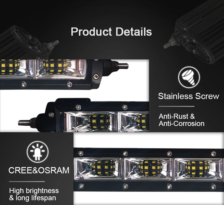 Single Row Scene Light LED Light Bar for off-Road Car