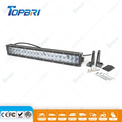  Barra luminosa a LED per auto 4D a doppia fila da 120 W antiurto