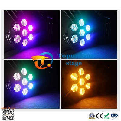 Lampada a LED retrò esagonale grande e in vendita a caldo esplosione in oro colorato Luce stroboscopica da corsa