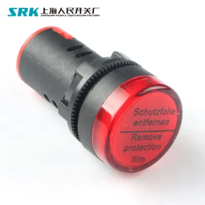 Ad22-22ds LED verde indicatori luminosi spia di segnalazione 220V 98 Indicatore LED ABS rosso verde giallo indicatore laser verde impermeabile