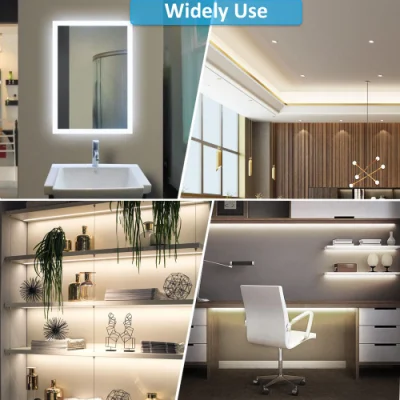LED bianco luminosità regolabile da 5 m 10 m 15 m 20 m. Kit di luci a striscia flessibile SMD 2835 con striscia di LED da 24 V. ADATTATORE 3A