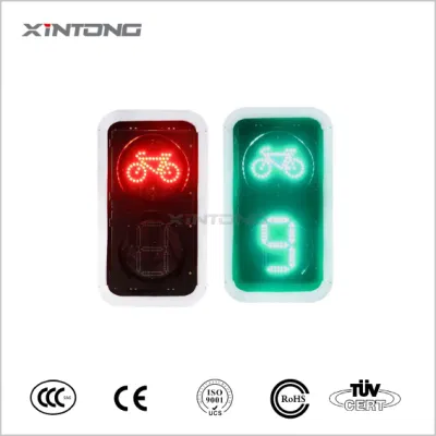 Luce di segnalazione pedoni per bici da veicolo con Pole Portable Road Supporto per la scheda del traffico