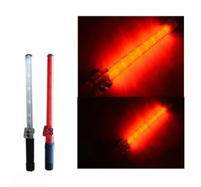 Spia LED di Baton ricaricabile da 54 cm lampeggiante con Whistle