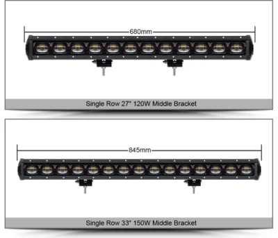  Barra LED Super luminosa barra luminosa a LED lunga con tre Riga