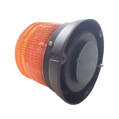  Contenitore in alluminio da 3 W base magnetica impermeabile LED ambra rotante lampeggiante Segnalatore luminoso a LED