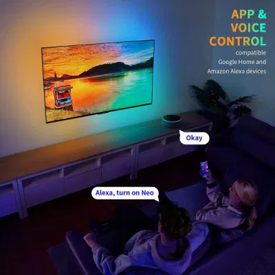  Cintura luminosa LED intelligente per l&prime;atmosfera del televisore Magic Color
