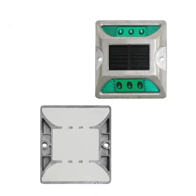 Modalità lampeggiante LED solare in alluminio ad alta luminosità Cat Eye Road