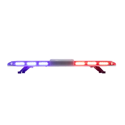 2023 nuovo avvertimento di emergenza stroboscopica a LED sottile di dimensioni complete Barra luminosa con altoparlante