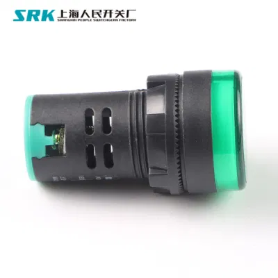 Ad22-22ds LED verde indicatori luminosi spia di segnalazione 220V 98 Indicatore LED ABS rosso verde giallo indicatore laser verde impermeabile