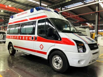  Ambulanza di transito Ford benzina tipo ICU per il trasporto dei pazienti