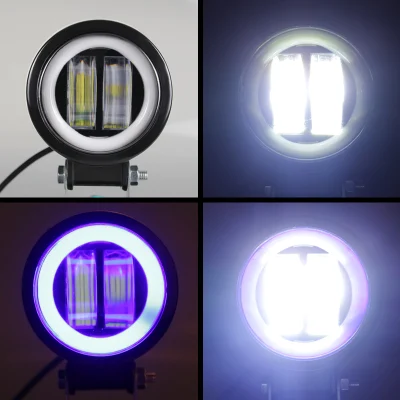  Luce di lavoro a LED a doppio colore da 20 W Haizg per veicolo automatico Impianto di illuminazione
