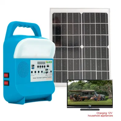  Carica del telefono portatile generatore solare Kit di illuminazione a risparmio energetico luce Sistema solare domestico con 3 set di lampadine LED
